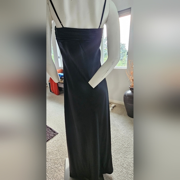 EUC Size 6, 100% Silk BCBGMAXAZRIA Gown - Picture 5 of 11